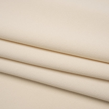 Stretch Polyester Crepe Double Knit - Horn - Designer Deadstock