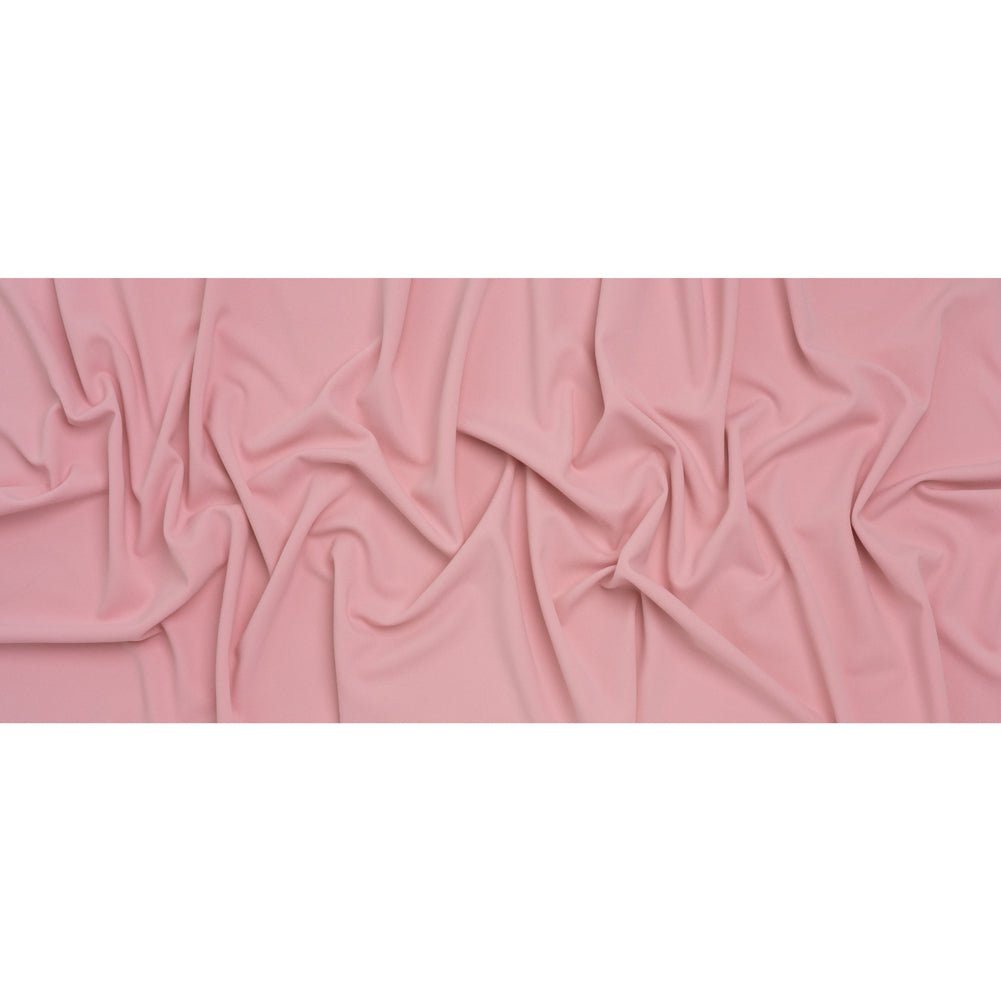 Stretch Polyester Crepe Double Knit - Rosy Pink - Designer Deadstock - Full