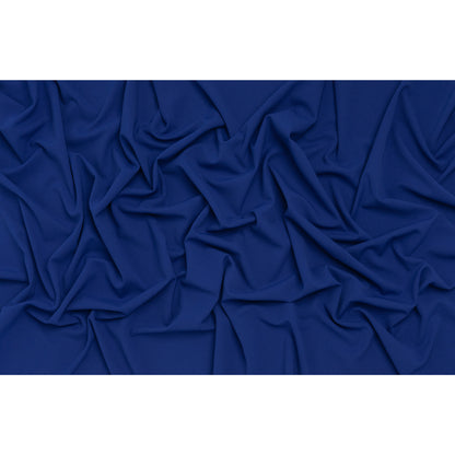 Stretch Polyester Crepe Double Knit - Electric Blue - Designer Deadstock - Full