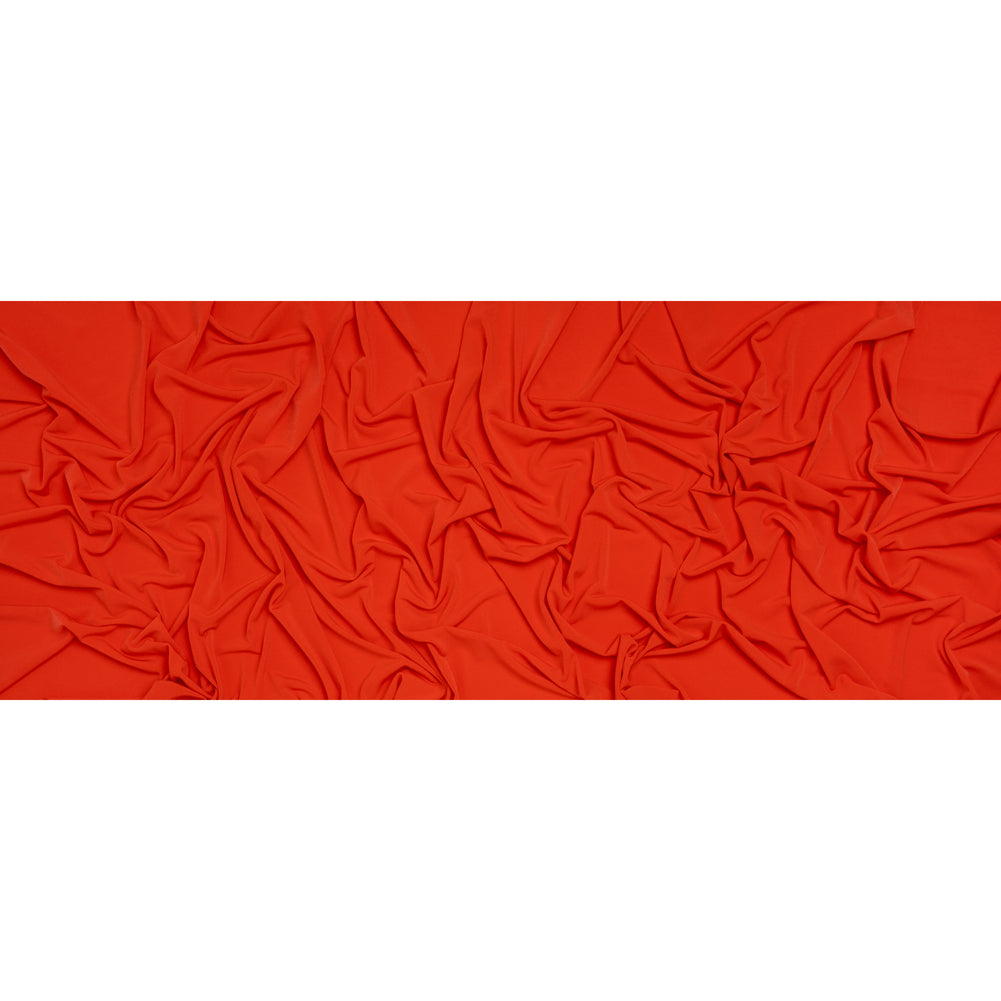 Stretch Polyester Tricot - Poppy Red - Designer Deadstock - Full
