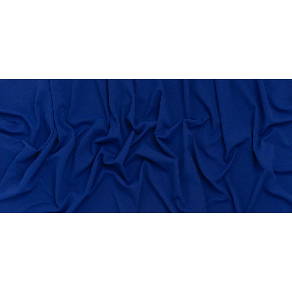 Stretch Polyester Crepe Double Knit - Galaxy Blue - Designer Deadstock - Full