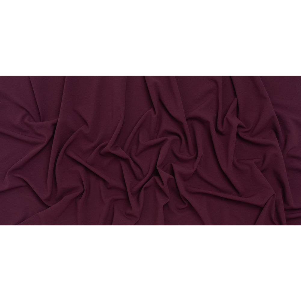 Stretch Polyester Crepe Double Knit - Amaranth Purple - Designer Deadstock - Full