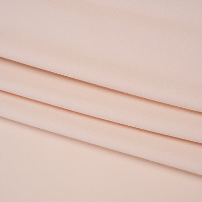 Fluid Polyester Crepe - Pale Pink - Designer Deadstock