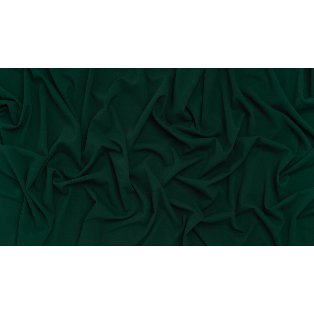 Stretch Polyester Crepe Double Knit - Malachite Green - Designer Deadstock - Full