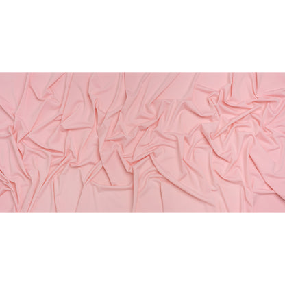 Stretch Polyester Jersey - Petal Pink - Designer Deadstock