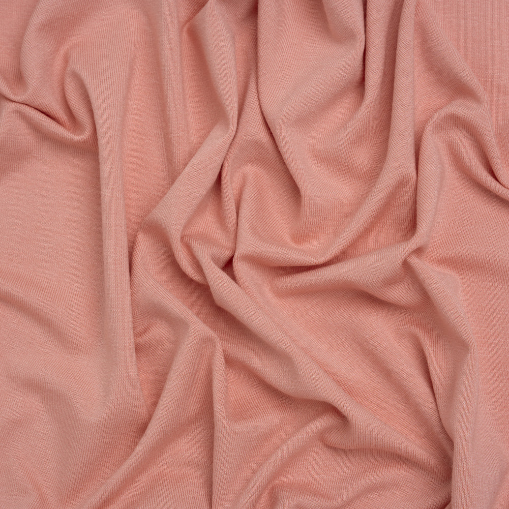 Stretch Viscose Jersey - Peony Pink - Designer Deadstock