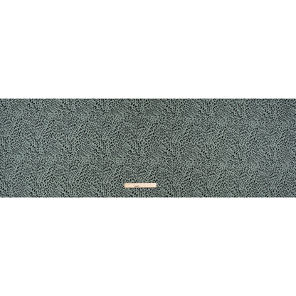 Stretch Viscose Jersey Print - Steely Blue-Gray and Black Animal Print - Designer Deadstock