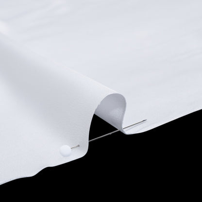 Stretch Polyester Satin - White - Designer Deadstock