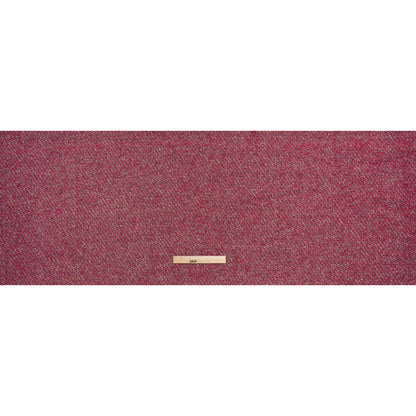 Polyester Twill Tweed with Metallic Eyelash Fringe - Magenta, Warm Purple and Gold