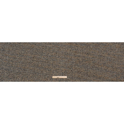 Fuzzy Polyester and Wool Blend Woven Metallic Tweed - Tan, Gray and Gold - Full