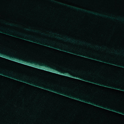Rayon-Silk Velvet - Hunter Green - Cicero Collection Folded