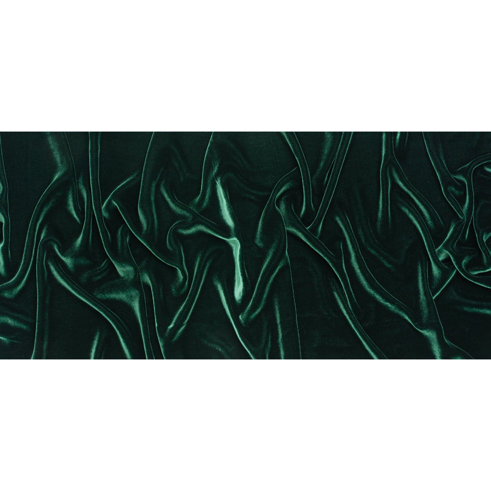 Rayon-Silk Velvet - Hunter Green - Cicero Collection - Full