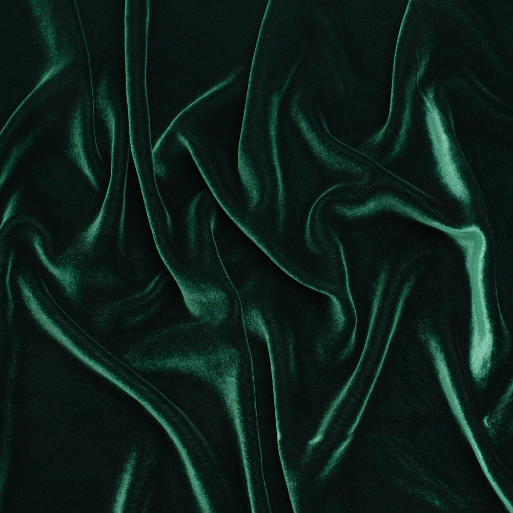 Rayon-Silk Velvet - Hunter Green - Cicero Collection