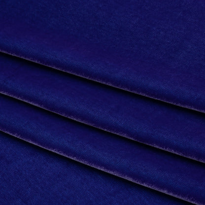 Rayon-Silk Velvet - Royal Blue - Cicero Collection Folded