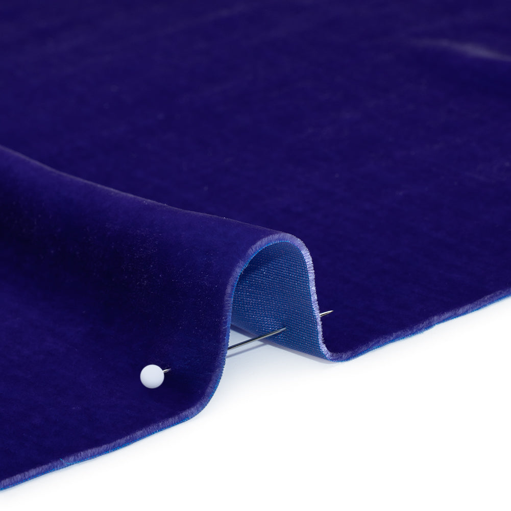 Rayon-Silk Velvet - Royal Blue - Cicero Collection Detail