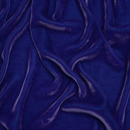 Rayon-Silk Velvet - Royal Blue - Cicero Collection