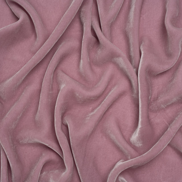 Rayon-Silk Velvet - Dusty Rose - Cicero Collection
