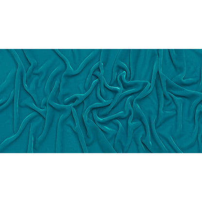 Rayon-Silk Velvet - Turquoise - Cicero Collection - Full