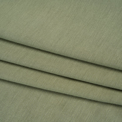 Stretch Rayon Jersey - Fern Green - Designer Deadstock