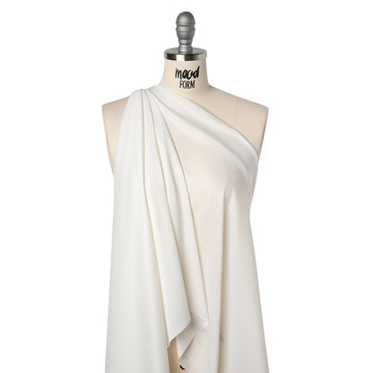 Knit Polyester Lining 70 Denier - Ivory - Designer Deadstock