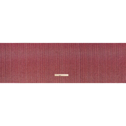 Wool Blend Tweed Twill Made in Italy - Pink, Purple and Red Zig Zags - Deadstock