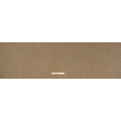 Metallic Wool Blend Tweed Twill Made in Italy - Beige, Yellow Ochre and Gold Zig Zags - Deadstock