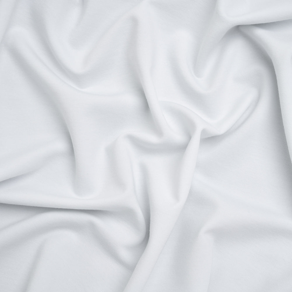 Lightweight Stretch Ponte Knit - Whisper White - Hesperia Collection