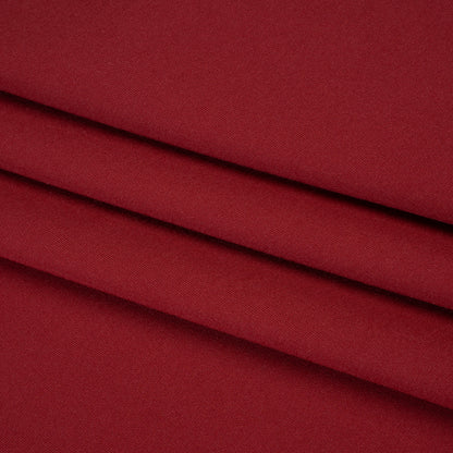 Lightweight Stretch Ponte Knit - Burgundy - Hesperia Collection Folded