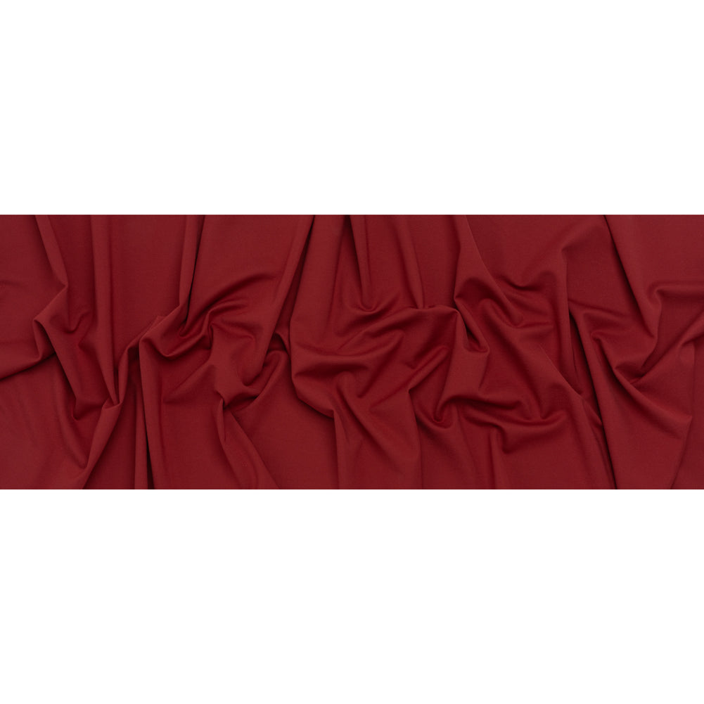 Lightweight Stretch Ponte Knit - Burgundy - Hesperia Collection - Full