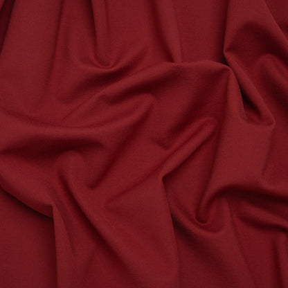 Lightweight Stretch Ponte Knit - Burgundy - Hesperia Collection