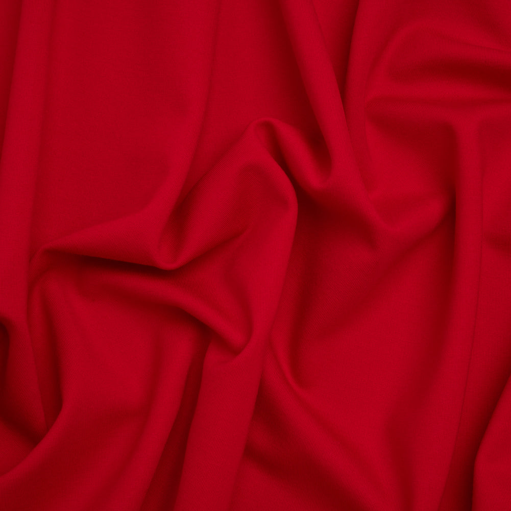Lightweight Stretch Ponte Knit - Red - Hesperia Collection