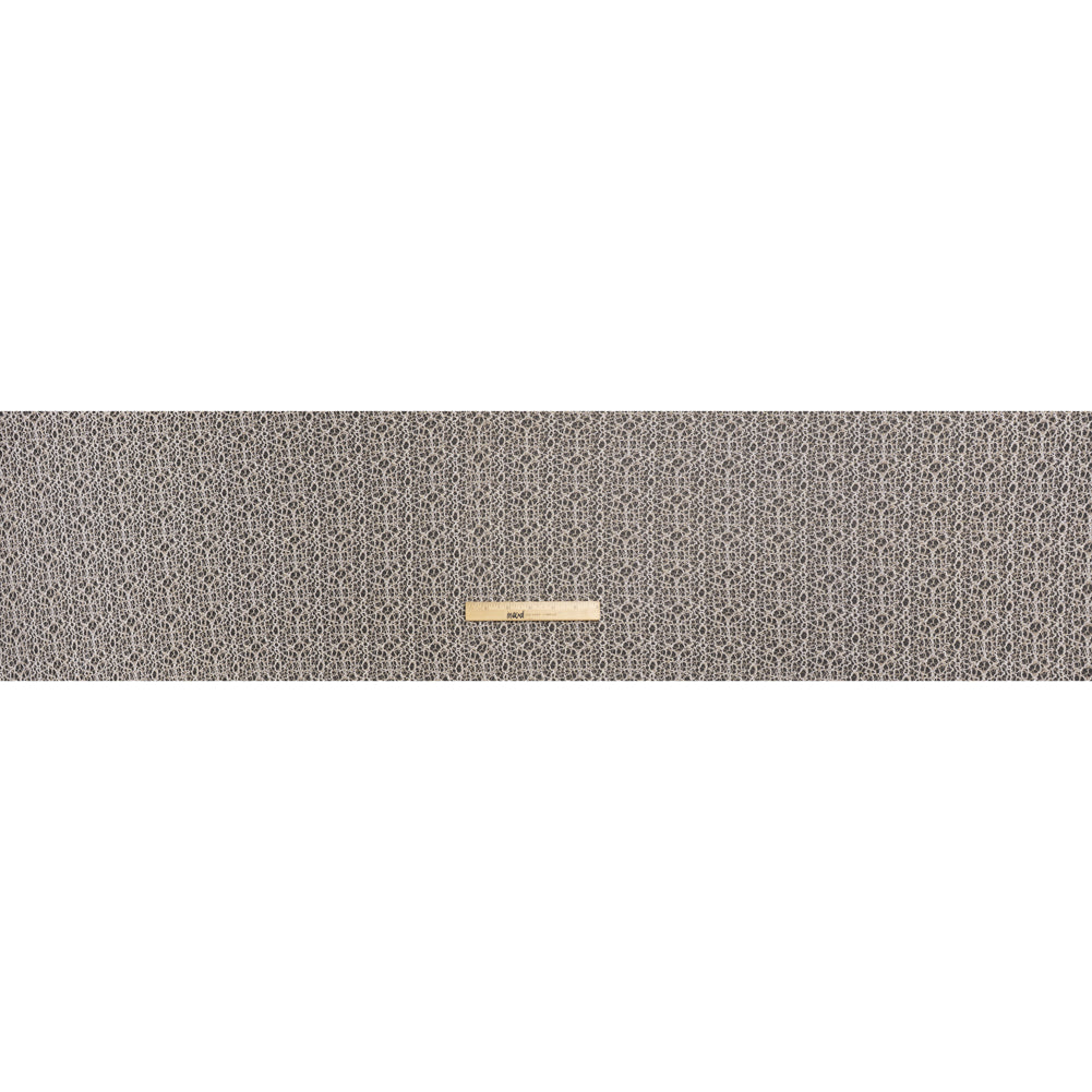 Corded Nylon Lace - Bleached Sand Abstract Lines - Full