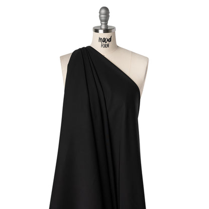 Fluid Recycled Polyester Woven by Max Alexander - Black Drape