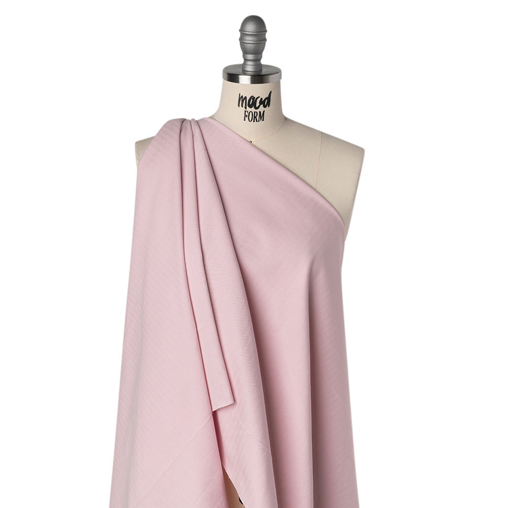 Cotton Herringbone Twill Coutil - Pale Pink - Farrah Collection - Drape