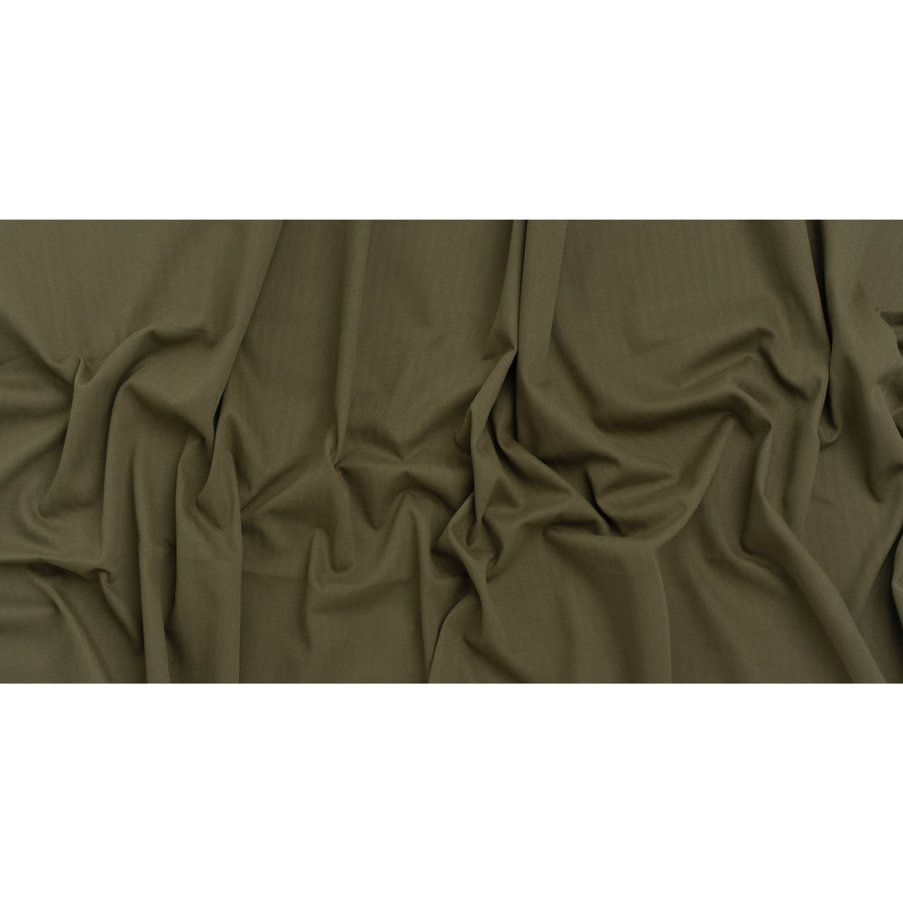 Cotton Herringbone Twill Coutil - Dusty Olive - Farrah Collection - Full