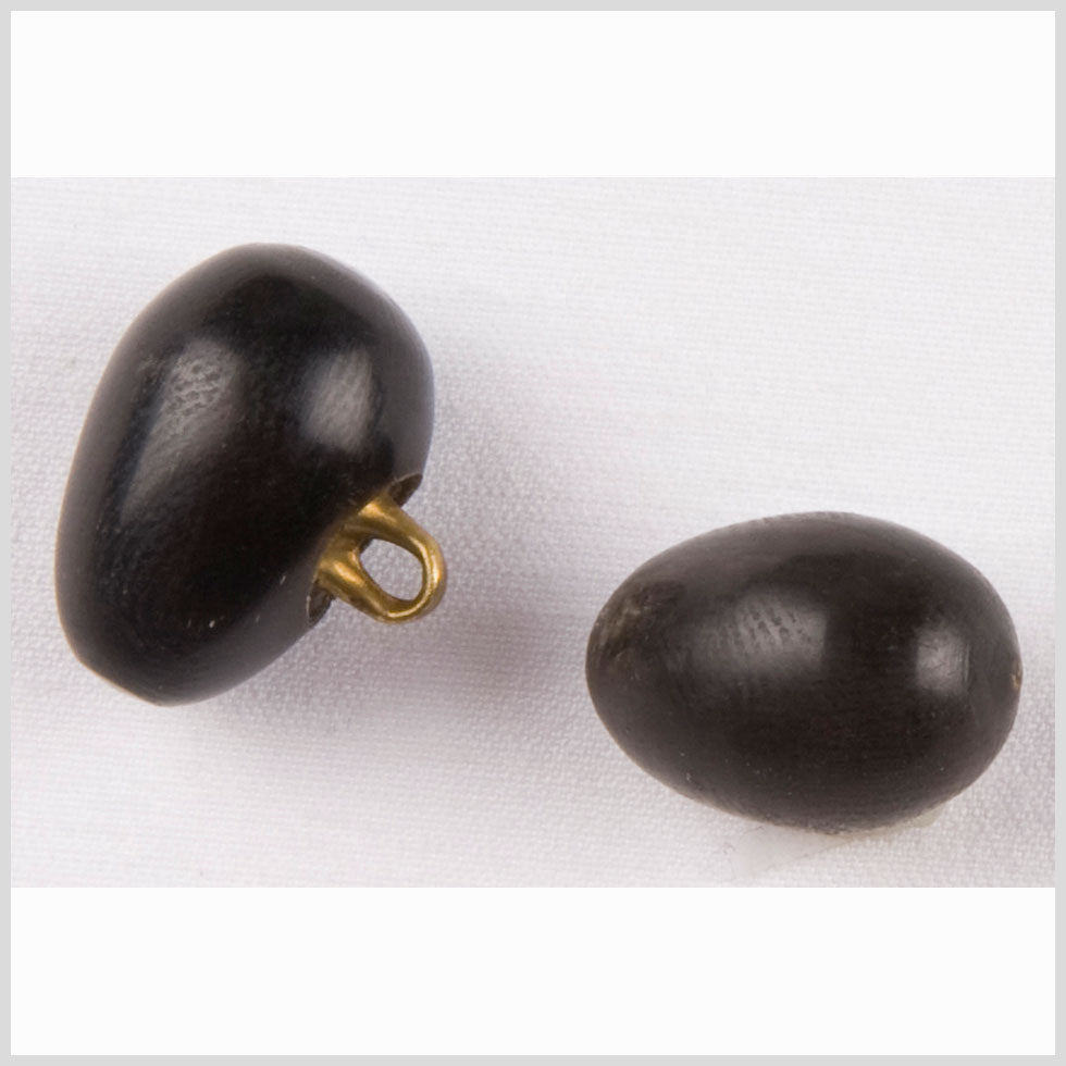 Black Horn Button - 24L/15mm
