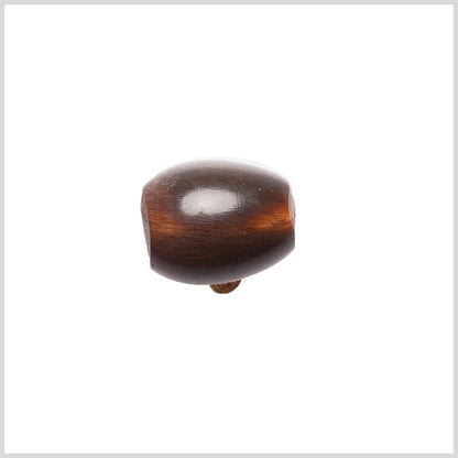 Brown Horn Shank Back Button - 24L/15mm