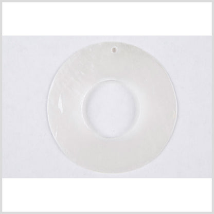 30mm White Plastic Pendant