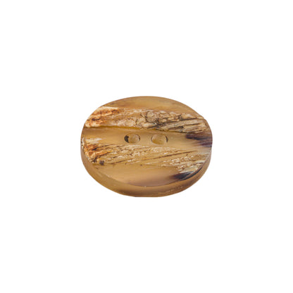 Natural Horn Button - 32L/20mm Folded
