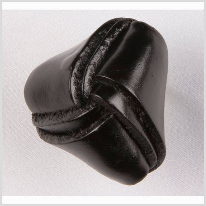 Black Leather Button - 36L/23mm