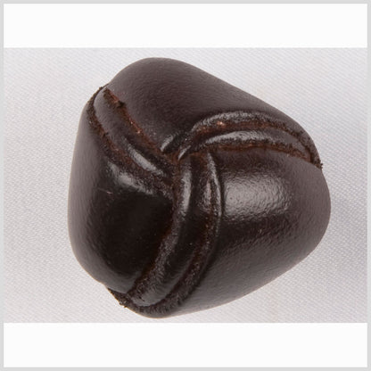Antique Leather Button - 36L/23mm