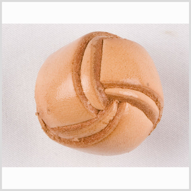 Natural Leather Button - 32L/20mm