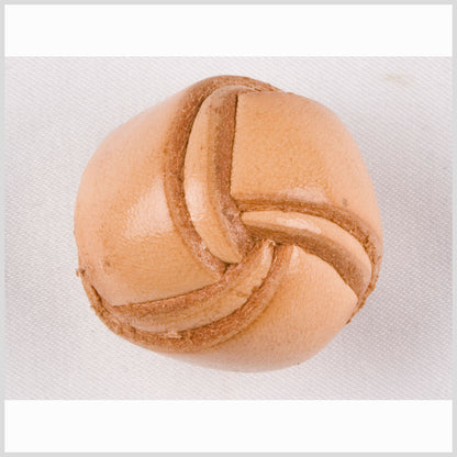 Natural Leather Button - 40L/25.5mm