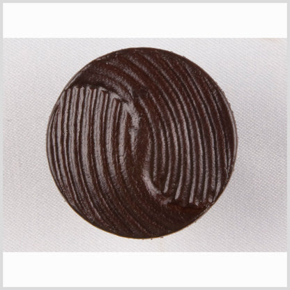 Antique Leather Button - 24L/15mm