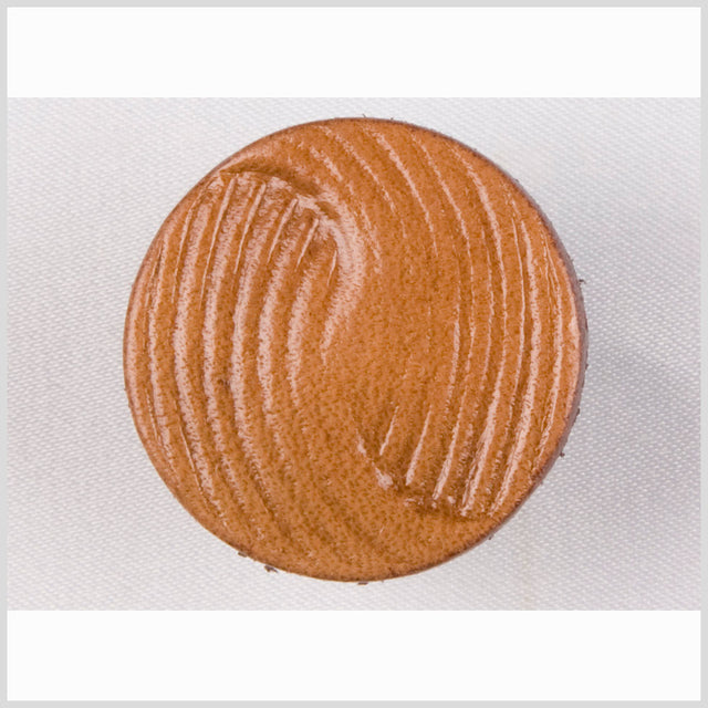 Natural Leather Button - 40L/25.5mm