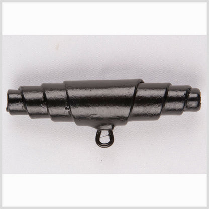 Black Wrapped Leather Toggle - 98L/63mm