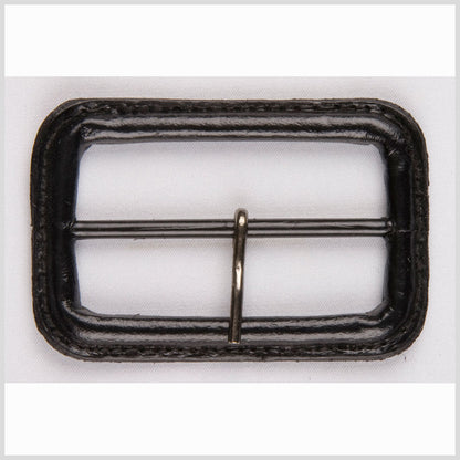 1.5" Black Leather Buckle