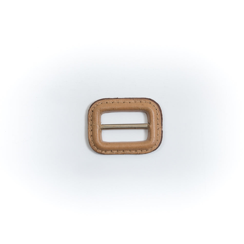 Natural Leather Buckle - 1.5" x 1.125"
