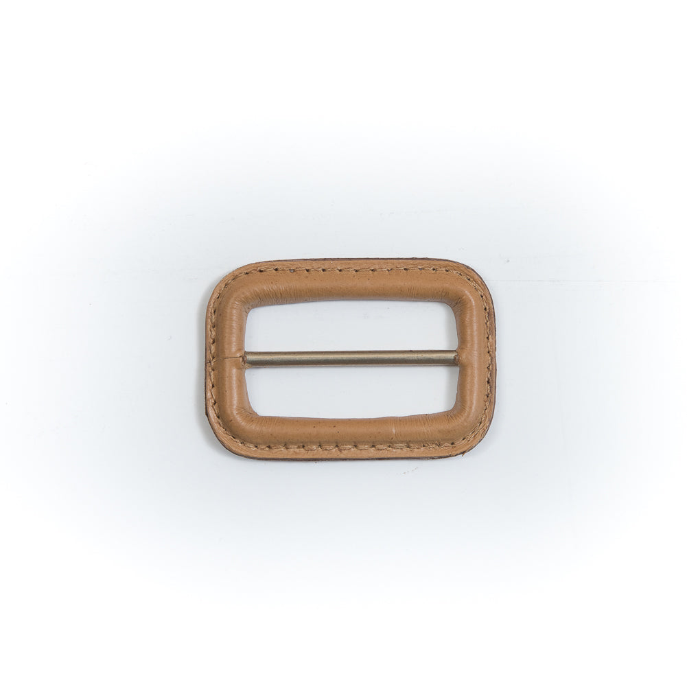 Natural Leather Buckle - 2.125" x 1.5"