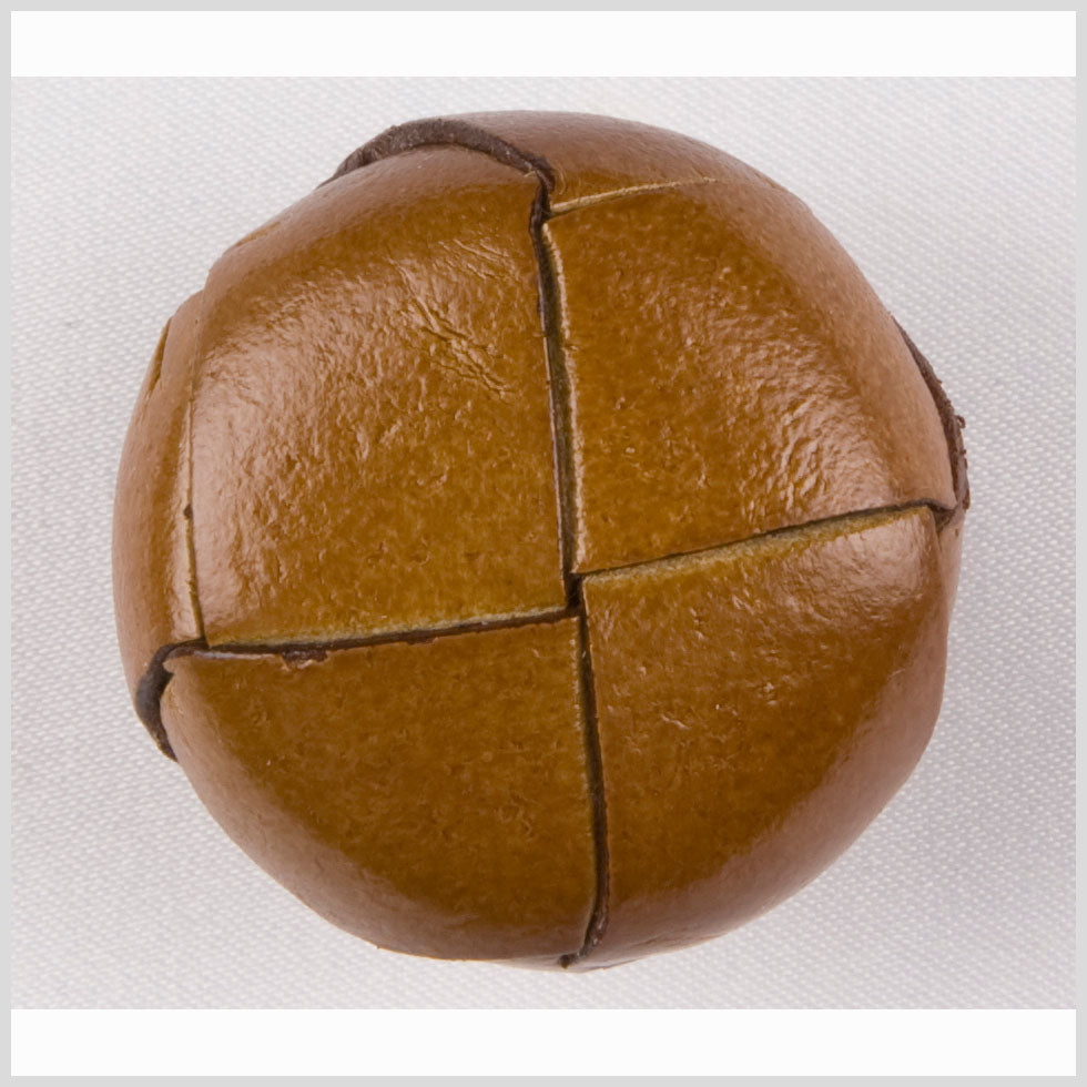 Natural Leather Button - 32L/20mm
